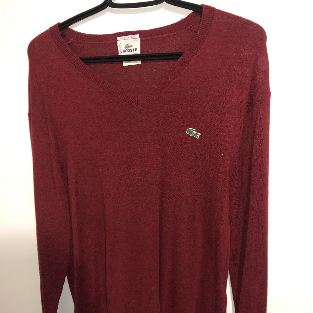 Lacoste V-neck sweatshirt